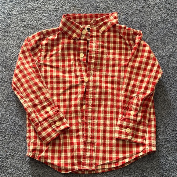 Janie and Jack Multicolor Plaid Shirt - Picture 6 of 6